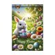 thumbnail image 2 of CaiYueKe Easter Garden Flag Outdoor Holiday Decoration Spring Yard Decor for Front Porch House Welcome Sign Seasonal Home Patio Lawn Ornament Double Sided Housewarming Gift, 2 of 7