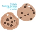 thumbnail image 3 of Nuby All Silicone Chocolate Chip Cookie and Chocolate Bar Teether - 3+ Months Cookie/Chocolate, 3 of 5