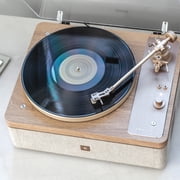 Crosley E100 Record Player with Speakers and Vibration Block Technology