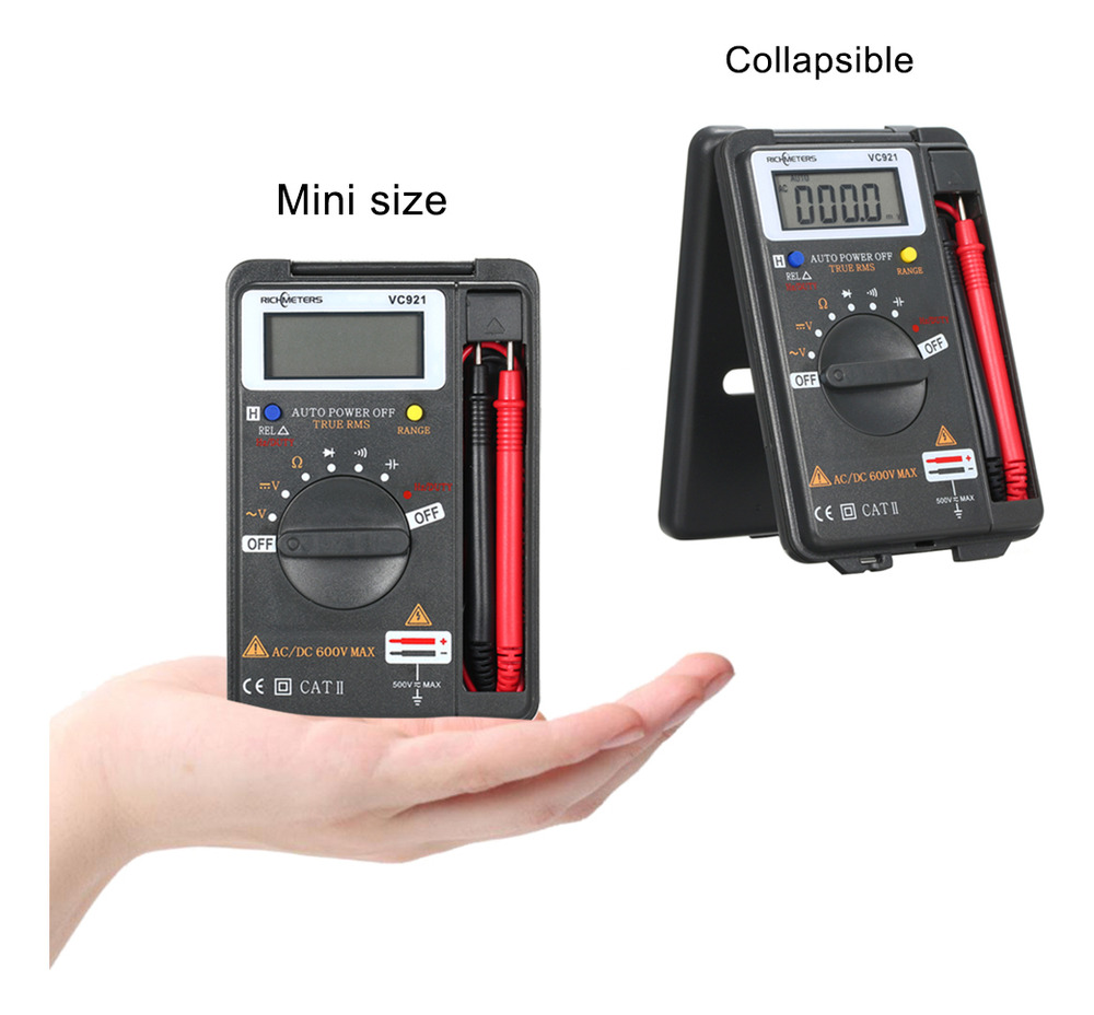 Mini Portable Digital Multimeter Multifunction Richmeters