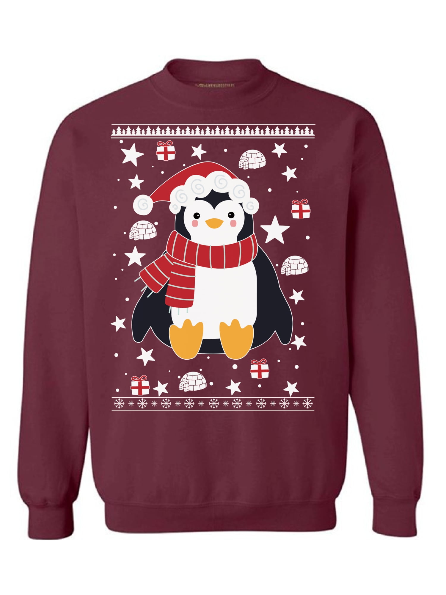 Christmas sweater penguin Outlet