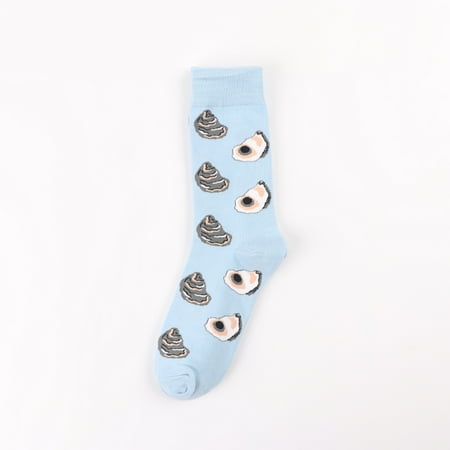 

Huachen Women Shortcylinder Cartoons Printing Towel Bottom Socks Lnvisible Ship Socks