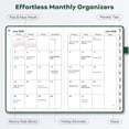 thumbnail image 2 of OMEYA Planner 2026 2027, A5 Leather Weekly & Monthly Planner, 12-Month Jul.26-Jun.27, Premium Hardcover Planner for Professionals, Inner Pockets, Monthly Tabs, Efficient Time & Goal Planning, 2 of 8