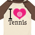 thumbnail image 4 of Inktastic Tennis Player I Love Tennis Girls Long Sleeve Baby Bodysuit, 4 of 5