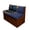 Blue Rose Leopard, variant on XYZCANDO Frog Mandala RV Dinette Cushions Covers Comfortable, Suitable for Loveseat Couch, RV Booth Seat Covers, for Sofa RV Sofa