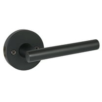 Design House Eastport Interior Reversible Non-Turning One-Sided Dummy Door Lever, Matte Black
