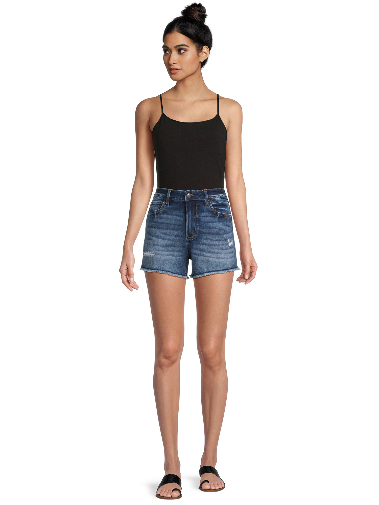 No Boundaries Shelf Bra Cami, 2-Pack, Women’s and Women’s Plus