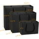thumbnail image 2 of Bolsas de regalo Lyellfe, papel kraft negro, impermeable, 30 unidades, SML, 2 of 7
