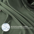 thumbnail image 3 of Juego de sábanas Bedsure GentleSoft Deep Pocket Queen, color verde oliva, 3 of 9