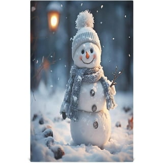 Kitchen Towel Lint-free Do the Dishes Merry Christmas Snowman