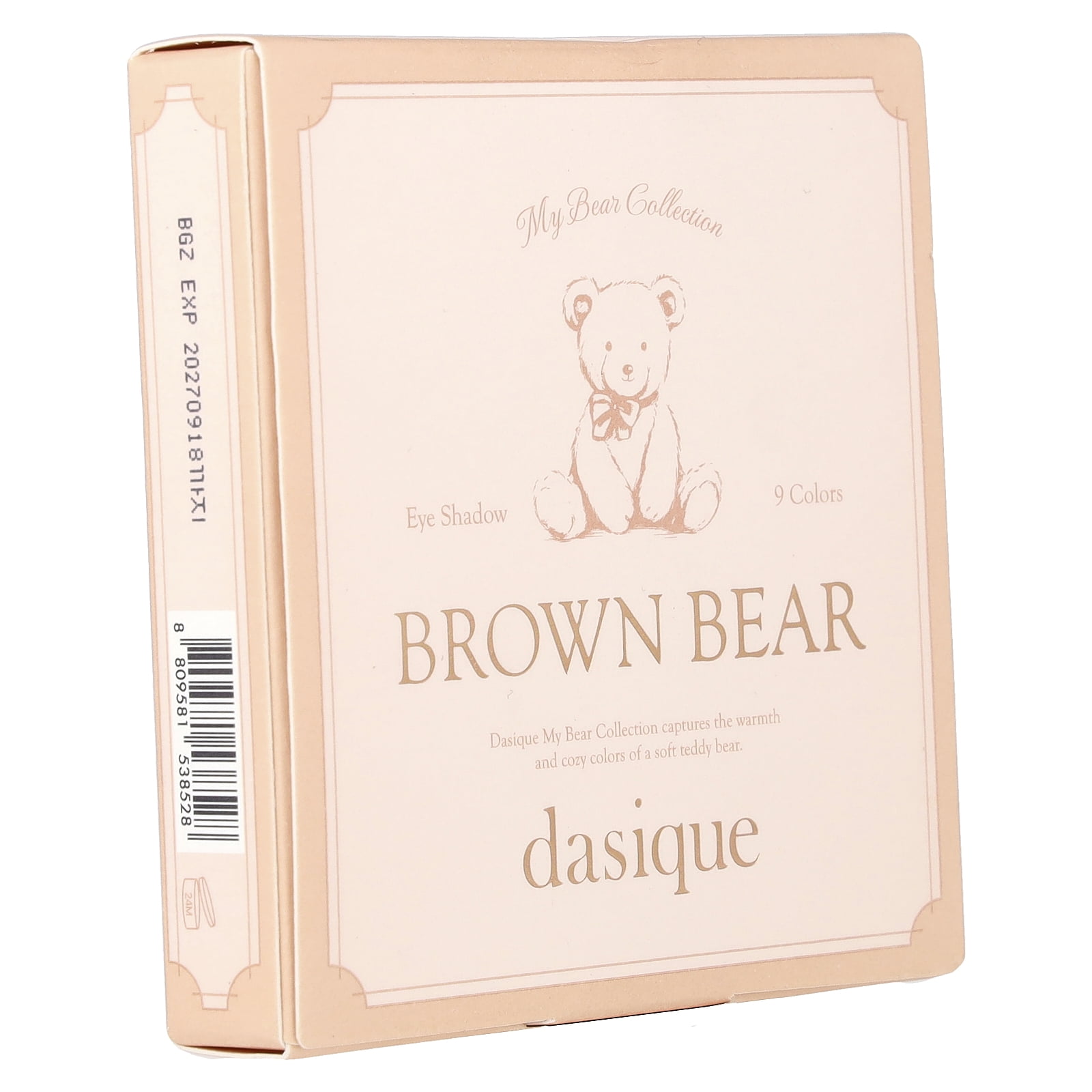 Dasique Eyeshadow Palette, 28 Brown Bear, 1 Count