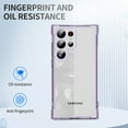 thumbnail image 3 of for Samsung Galaxy S24 Ultra Transparent Back Case, Stylish Frosted Lightweight Drop Protective Ultra Slim Shockproof Anti-scratch Anti-fingerprint Back Case Cover for Samsung Galaxy S24 Ultra, Purple, 3 of 8