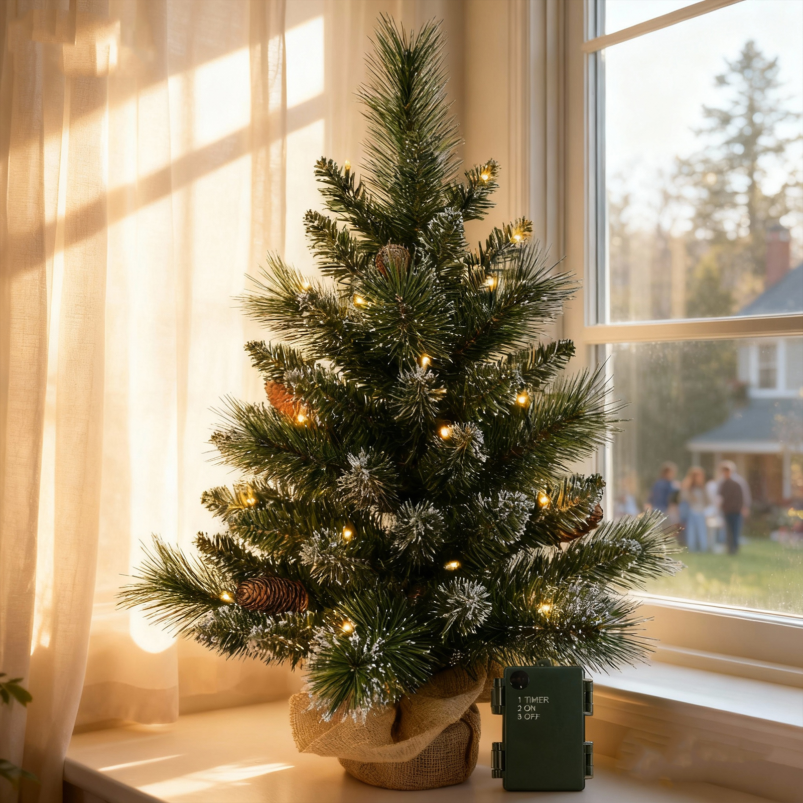 Bringstar 2 Ft Pre-Lit Mini Christmas Tree photo 7