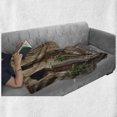 thumbnail image 6 of Landscape Soft Flannel Fleece Blanket, Street Wine Old House in Italy Tuscany Street Floral Details Blurred Background, Cozy Plush for Indoor and Outdoor Use, 50" x 70", Multicolor, by Ambesonne, 6 of 6