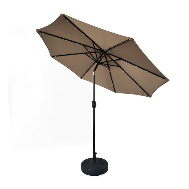 Lowestbest 9' Hanging Patio Table Umbrella, Patio Umbrellas with