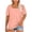A-Pink(Womens Shirts), variant on Womens Plus Size Tops Short Sleeve Casual Square Neck Puff Sleeve Blouses Loose Summer T Shirts