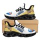 thumbnail image 1 of Hermosas zapatillas deportivas azules "I Love Congo" para mujer, de moda, con punta redonda, resistentes a la suciedad y con diseño personalizado., 1 of 6