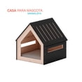 thumbnail image 1 of Casa para mascota Poli Pets 82x80.5x81cm negro, 1 of 6