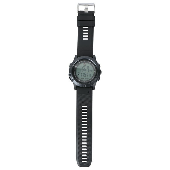 KAKOWELY Relojes multifunción para árbitro de fútbol, cronómetro, cronógrafo, cuenta regresiva, reloj para club de fútbol masculino (negro)