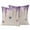 Purple Beige, variant on Wisteria Outdoor Pillow Covers 16x16 Set of 2,Waterproof Patio Throw Pillowcase Protectors,Purple Flowers Butterflies Vintage Spring Decorative Pillow Shams Cushion Covers for Seat Bed Couch Sofa