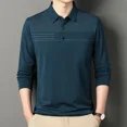 thumbnail image 4 of Jersey ajustado con cuello alto, polos formales ajustados para hombre, ropa de negocios, ofertas a granel, camisetas de moda Harajuku, sudaderas para hombre, 4 of 5