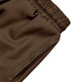 thumbnail image 7 of Lullu Boys Casual Cargo Pants Elastic Waist Drawstring Hiking Pants, Brown, Sizes 5-16, 7 of 7