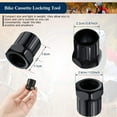 thumbnail image 2 of 2 Pieces Bicycle Cassette Locking Tool Mountain Bike Cassette Removal Tool, 2 of 5