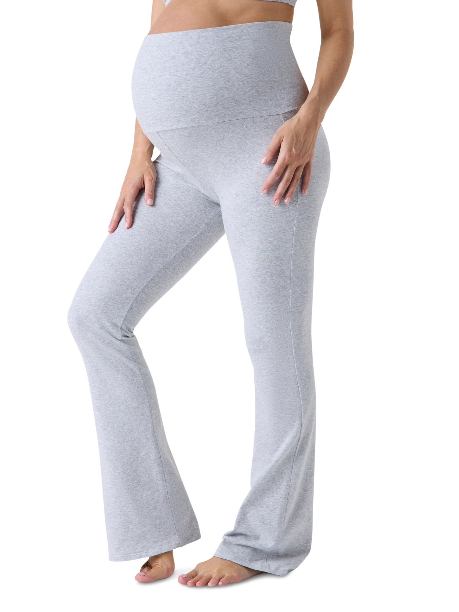 Ingrid & Isabel For Every Belly Women's Maternity Cotton Jersey Fold over Pant, Sizes S-XXXL