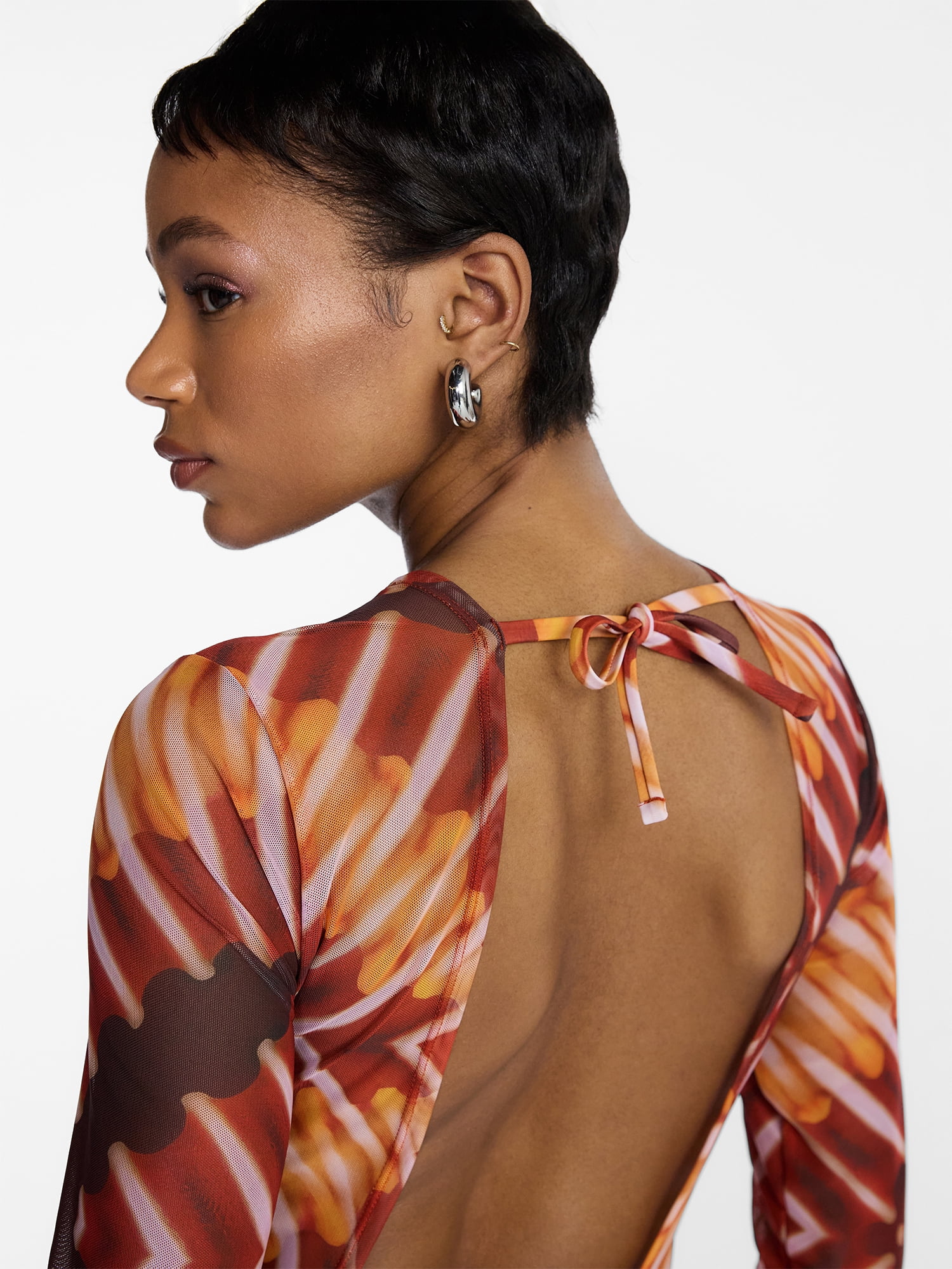 Hot Girl Summer by Megan Thee Stallion Women's and Women's Plus Thee Mesh Coverup Dress, Sizes XS-3X