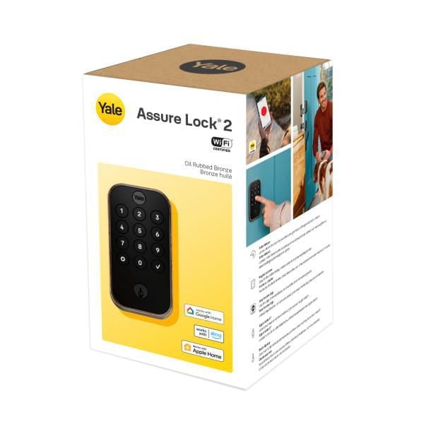 YALE ASSURE LOCK 2 WI-FI KEYPAD OIL RUBBED BRONZE