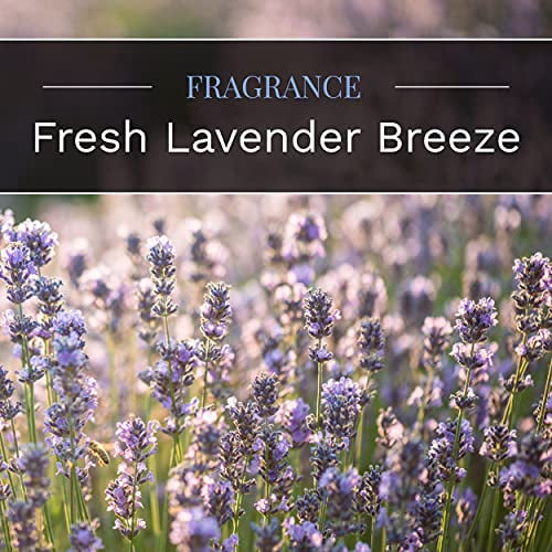 CANDLE LITE Scented Candle Jar,  18-oz.,  Fresh Lavender Breeze Wax 3297404