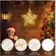 thumbnail image 4 of Lámpara colgante de estrella navideña para exteriores, luz LED para porche que funciona con pilas y tiene cuentas, lámpara colgante de estrella con forma de farol blanco cálido para Navidad, adorno, 4 of 6