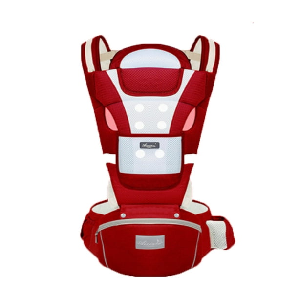 Porta Bebe Canguro Cangurera AIXINTU Hasta 30kg 15 Posiciones Rojo Aixintu 15 Posiciones