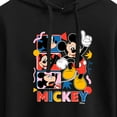 thumbnail image 3 of Disney - Mickey Tribute Panels  - Juniors Cropped Pullover Hoodie, 3 of 5
