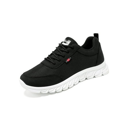 

Avamo Men Comfortable Running Shoe Anti Slip Trainers Jogging Breathable Lace Up Black 7