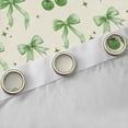 thumbnail image 4 of Feelyou Green Bowknot Blackout Curtains Set of 2 (52x84 Each), Cherry Window Curtains, 4 of 6
