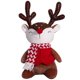 thumbnail image 1 of Muñeco de alce navideño Vigorbear, lindo ciervo sentado, decoración de peluche para el hogar, mesa, oficina, cocina, granja, 1 of 8
