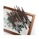 thumbnail image 4 of Rewera Juego de brochas de maquillaje de pelo de cabra natural Kit profesional Sombreador de brochas para difuminar|Aplicador de sombra de ojos, 4 of 5
