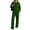 Green, variant on Hzzrkos Women Casual Loose Solid Color Crew Neck Long Sleeve Relaxed Fit Sweatshirt Top Matching Wide Leg Pants Two Piece Outfit Tracksuit Army Green XL