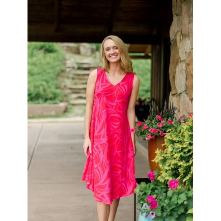 The Pioneer Woman Printed Sleeveless Umbrella Dress, Womens