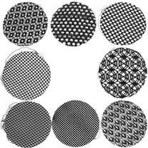 Homoyoyo 8pcs Elastic Mesh Hair Nets for Buns, Hair Covers for Dance, Cooking, Everyday Use, Suitable for Friends and Family