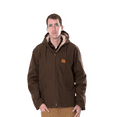thumbnail image 2 of Insulated Gear Men's Sherpa Lined Hooded Duck Work Jacket, 2 of 4