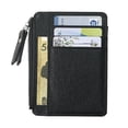 thumbnail image 2 of Windfall Men Faux Leather Credit Card Cash Holder Case Zipper Slim Wallet Coin Purse, 2 of 2