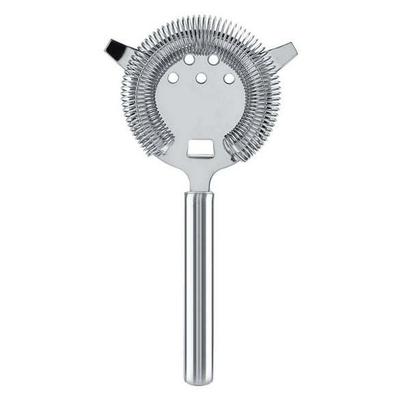 Stainless Steel Cocktail Strainer, Bar Strainer for Boston Shaker, 4 Prongs for Clean Pour, Tight Coiled Springs for Ice-Free Drinks, Grip and Control for Mixologists (19.7*10.4cm)