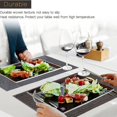 thumbnail image 3 of Rectangle Placemats For Kitchen Table And Dining Room,heat-resistant And Surface Washable Placemat, 3 of 4