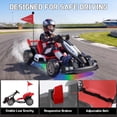 thumbnail image 6 of Licensed Porsche 24V Go Kart Ride on Toys Electric Go Kart for Boys Girls Age 6-12 Years Old, White & Red, 6 of 10