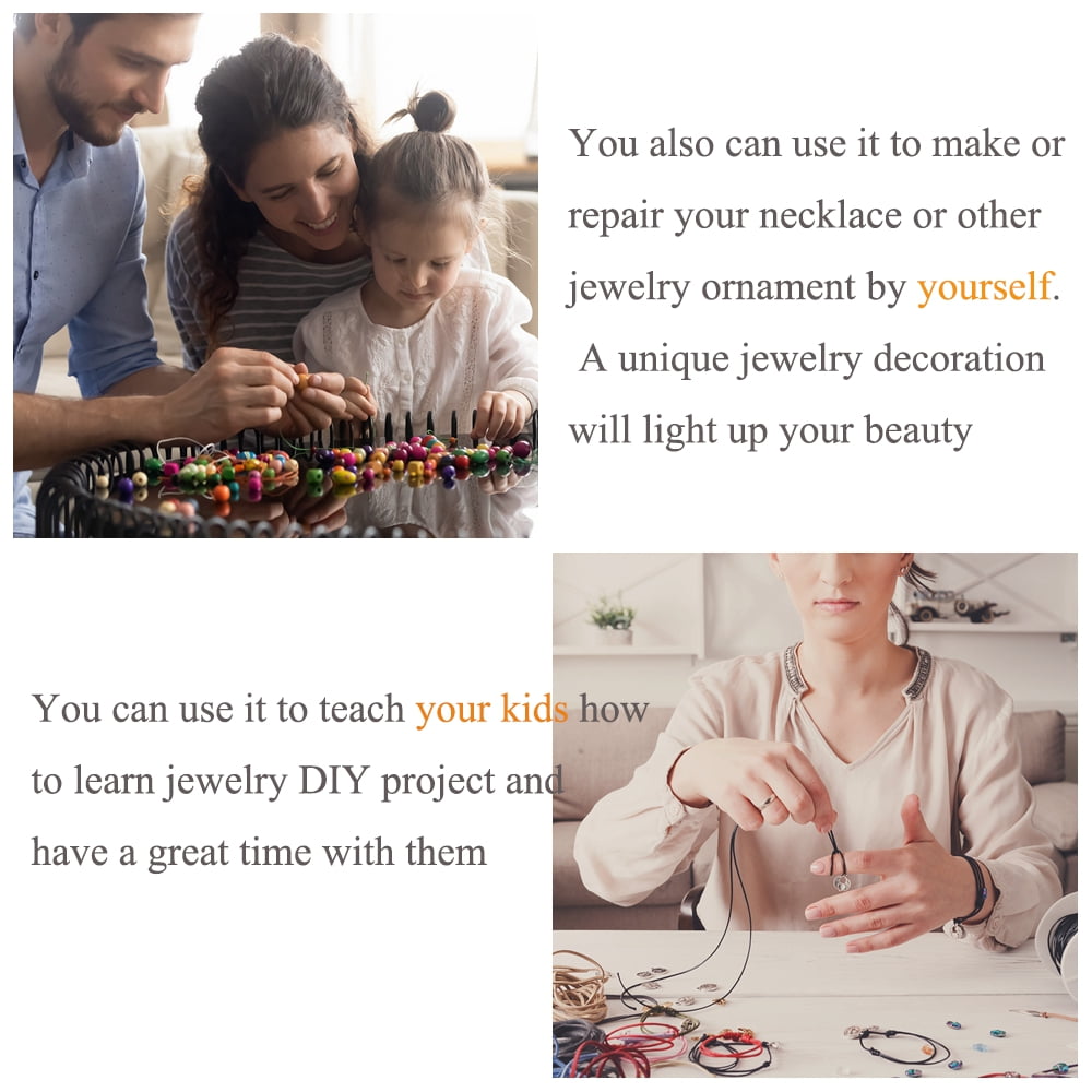PHYHOO Necklace Repair Kit Jewelry Making Kit for Adults Jewelry Making  Supplies Ring Making Kit Jewelry Making Tools Pliers for Jewelry Making