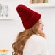 thumbnail image 5 of Qarigey Sombrero Unisex mezclas de algodón sólido cálido HIP HOP sombreros de punto hombres gorras de invierno mujeres Skullies gorros para Sombreros rojo Qarigey AP000123-10, 5 of 6