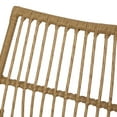 thumbnail image 5 of Jabe Wicker Outdoor High Back Lounge Chairs, Set of 2, Light Brown and Beige, 5 of 9