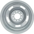 thumbnail image 3 of Speedway Motors GM Dual Pattern Rally Wheel Set, 15x5 with a 3.25 Inch Backspace, Fits 4.5 and 4.75 Inch Bolt Circle, Steel Silver Painted, RWD, Sold as a Pair, 3 of 8